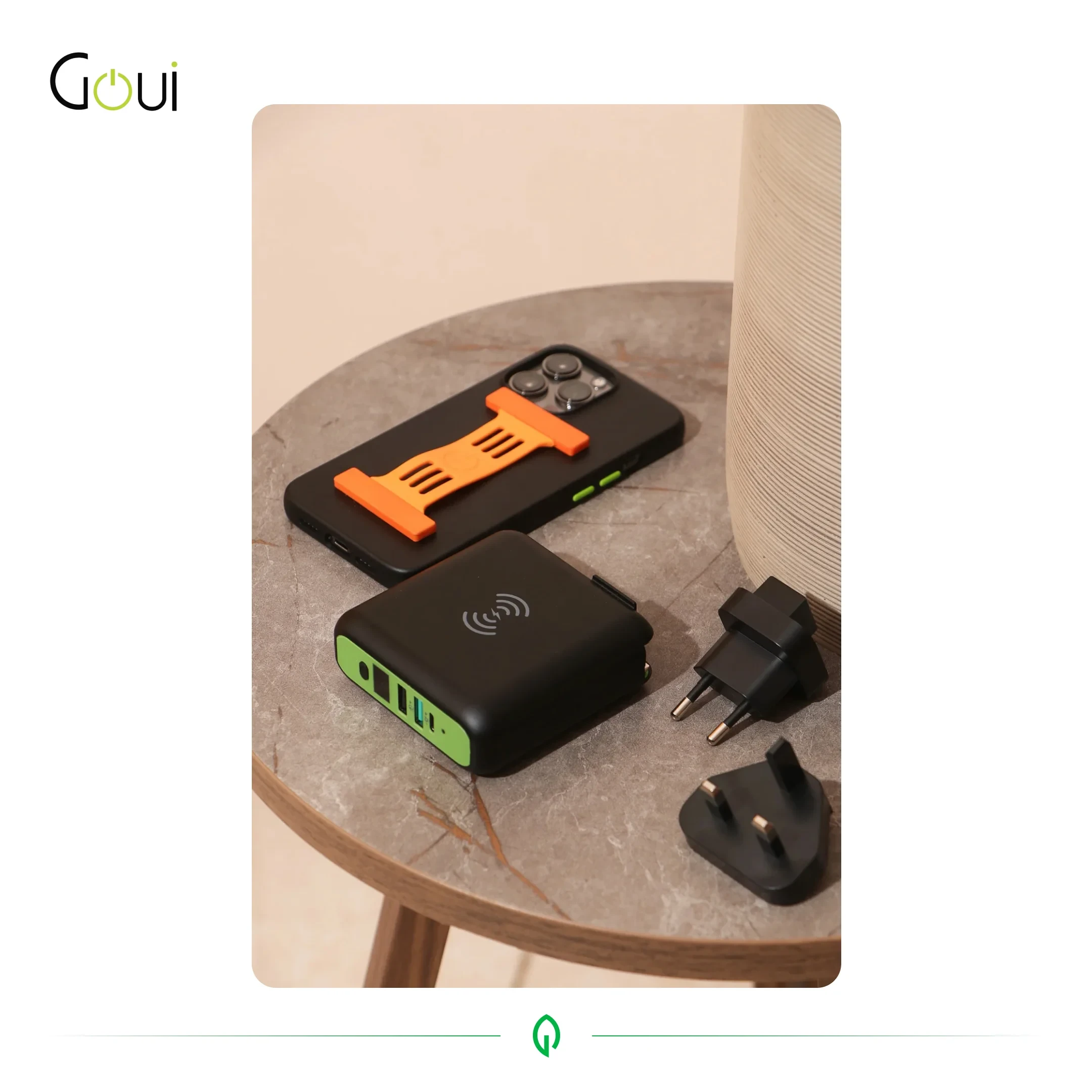 Goui Cube Powerbank Sans Fil 10000 mAh Qi